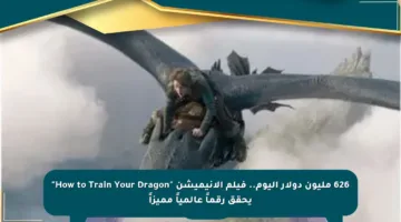 626 مليون دولار اليوم.. فيلم الأنيميشن “How to Train Your Dragon” يحقق رقماً عالمياً مميزاً